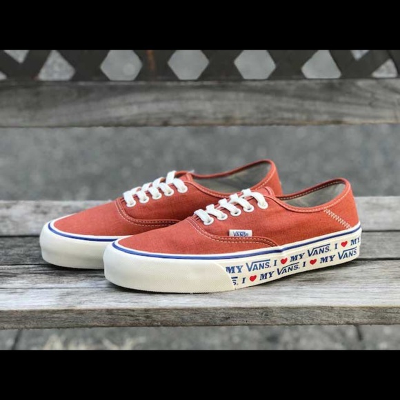 Vans Authentic SF “I LOVE MY VANS” Limited Edition Size 8.5 Unisex NEW - Picture 3 of 12